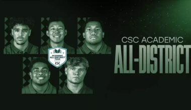 Jackson Harris, Kansei Matsuzawa, Aiden McComber, Josh Sagapolutele and Landon Sims