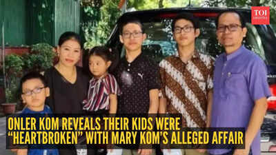 Mary Kom-Onler Kom divorce: Ex-husband reveals their kids were heartbroken with her alleged affair, they wanted to "beat up the man"