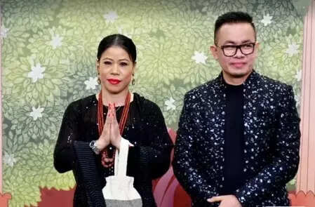 Mary Kom's ex-husband Onler in happier times
