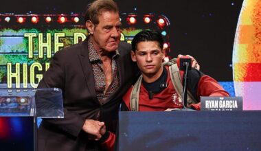 Ryan Garcia, Joe Goossen Trade Words At Ring 6 Press Conference