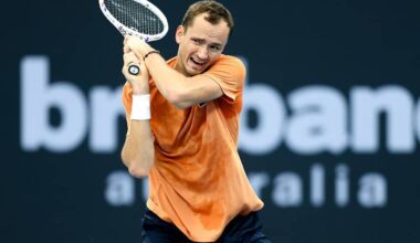 Daniil Medvedev is making his second appearance at the ATP 250 event in Brisbane.