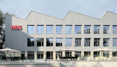 metal sawtooth roof tops renovated narxoz university business school in almaty