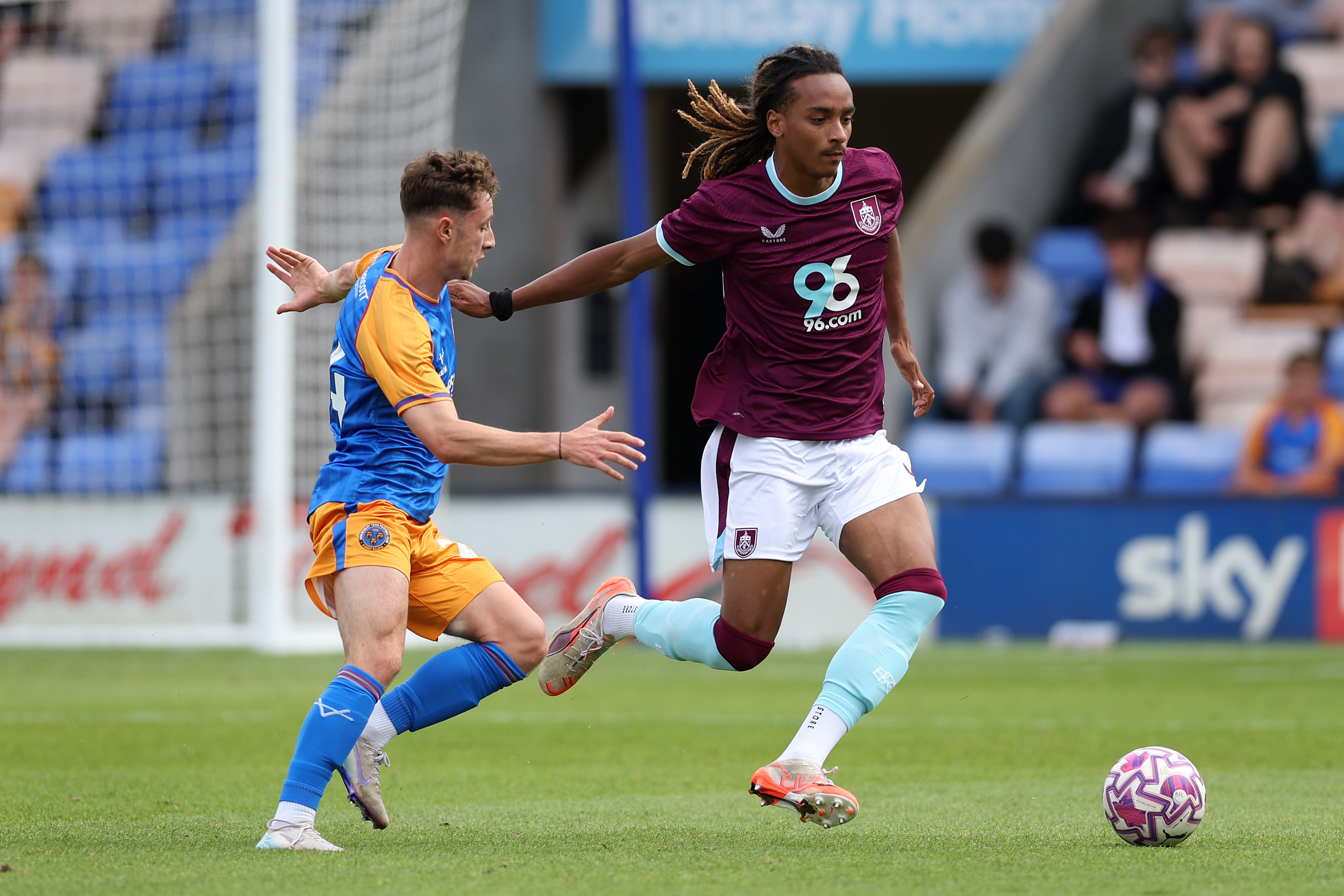 Noah Adekoya came through Burnley's academy before transferring to Liverpool