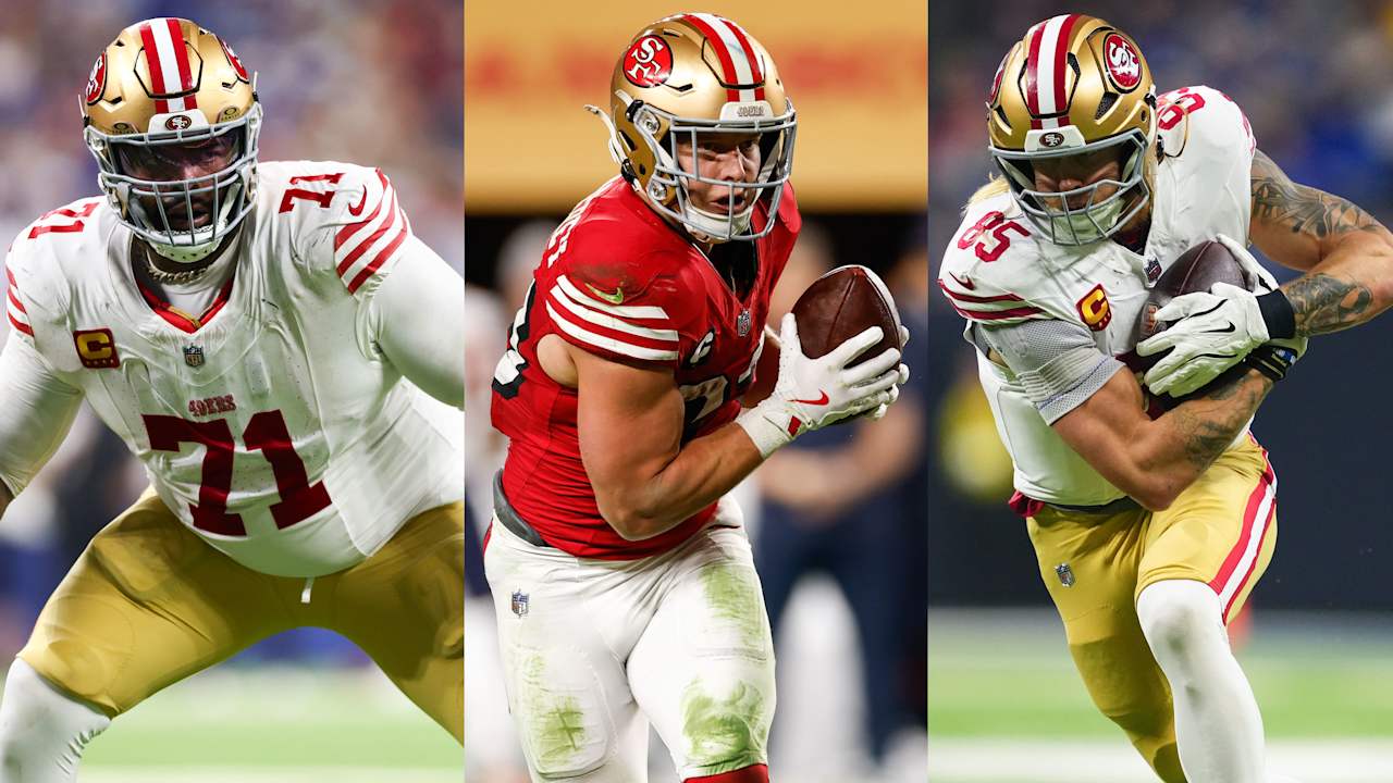 Niners RB Christian McCaffrey (back) good to go vs. Seahawks; George Kittle, Trent Williams questionable