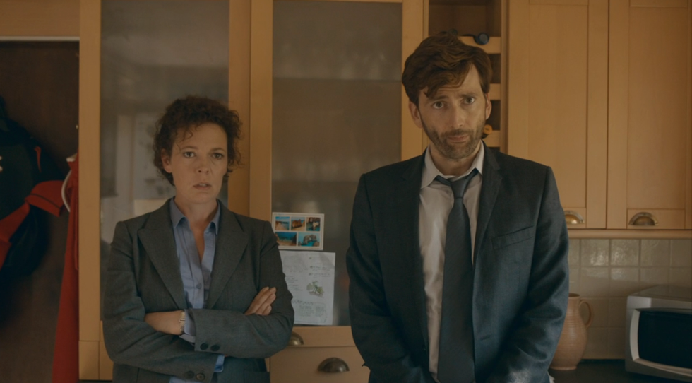 olivia colman and david tennant in broadchurch