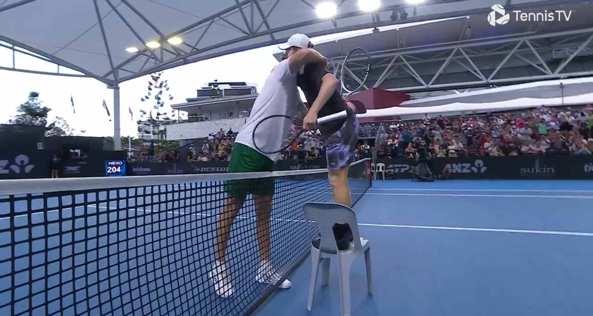 Dane Sweeny on viral Reilly Opelka handshake: 'I told the boys I would do the Dudi Sela!' | ATP Tour