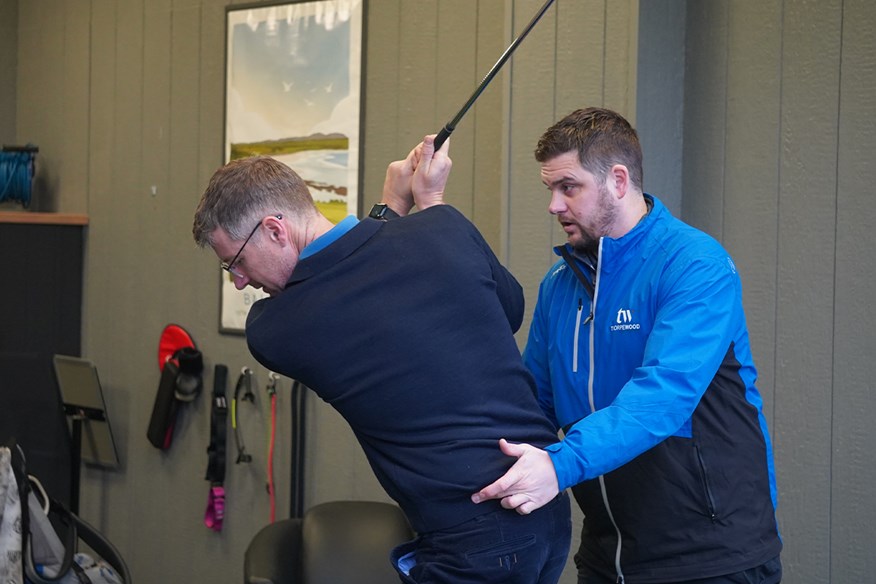 PGA member Matt Thorpe is part of the coaching team at Thorpe Wood Golf Academy