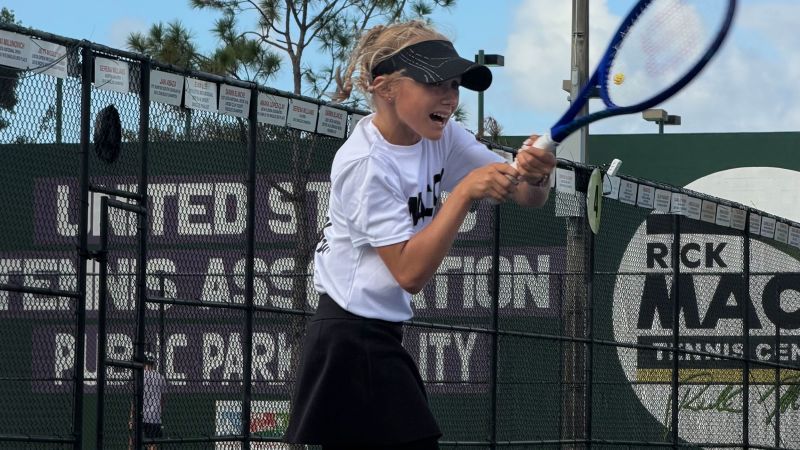 Vlada Hranchar: Meet the 9-year-old who escaped war and is now tipped to be a future tennis great