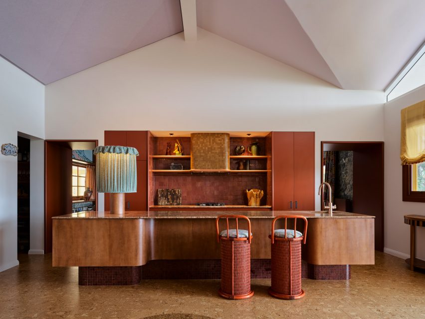 Kitchen in Australian holiday home