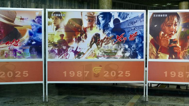 A “Days of Nights” movie poster seen at the festival.