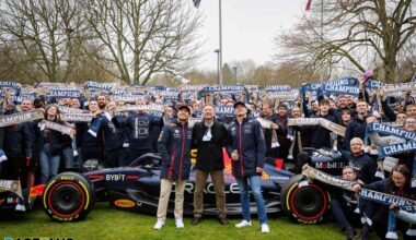 Max Verstappen, Christian Horner, Sergio Perez, Red Bull, 2023