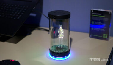 Razer Project AVA on a desk.