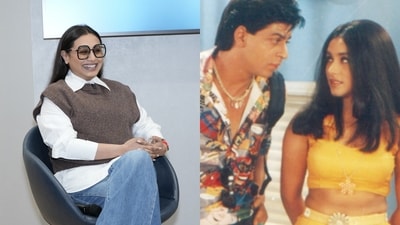 Rani Mukerji at HTCity SITC; Rani Mukerji and Shah Rukh Khan in Kuch Kuch Hota Hai