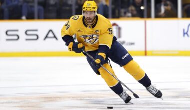 Josi appreciates 'trust from the organization' during path to 1,000 games with Predators