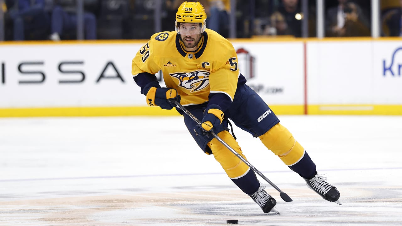 Josi appreciates 'trust from the organization' during path to 1,000 games with Predators