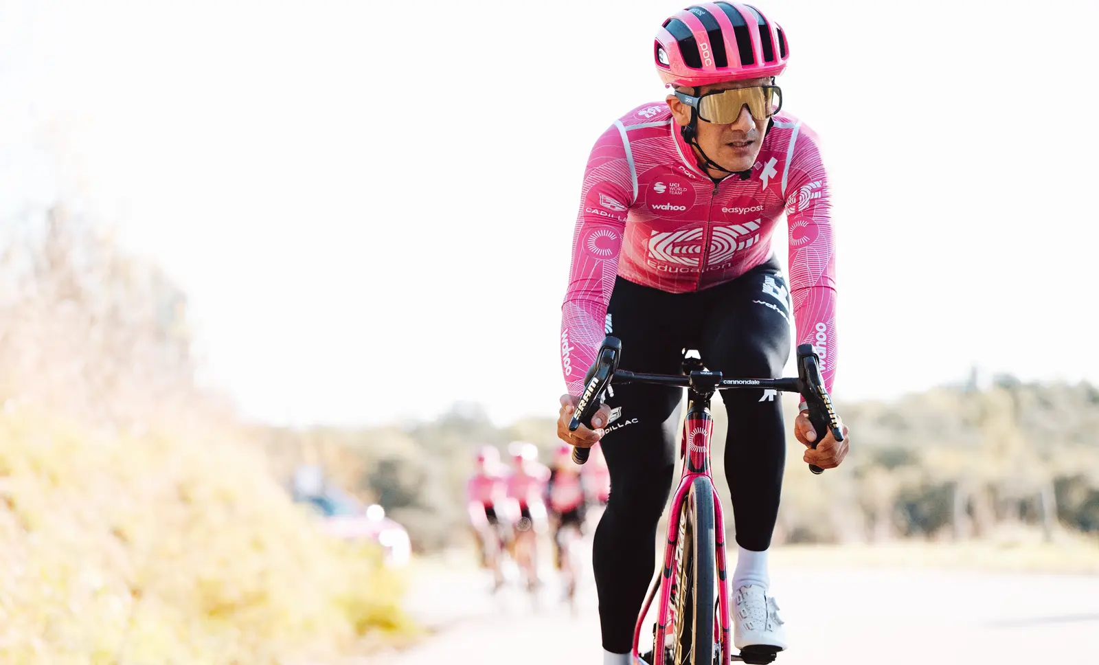 Richar Carapaz completing winter training