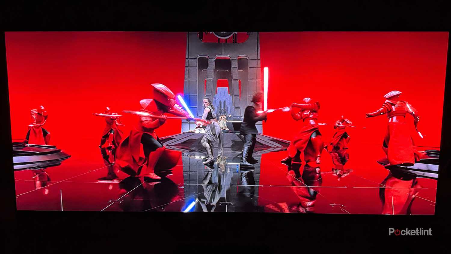 Star Wars: The Last Jedi on a Samsung S90F OLED TV.