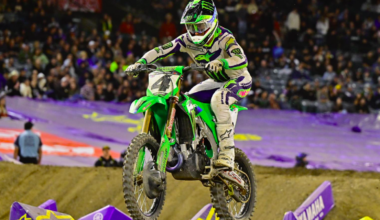 Chase Sexton, 2026 Anaheim 1 AMA Supercross. Credit: Kawasaki.
