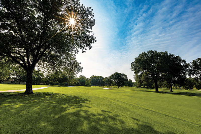 Aerial view of Ghost Creek golf course