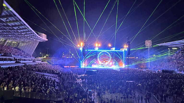Sheeran performed at Go Media Stadium to around 40,000 adoring fans on Friday night.