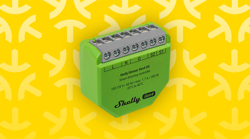 Shelly Dimmer Gen4 Adds Matter and Multi-Protocol Support for In-Wall Lighting