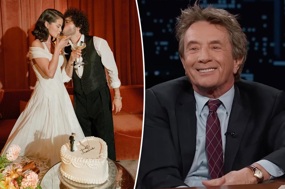 Martin Short admits to mortifying moment he nearly ruined Selena Gomez and Benny Blanco's wedding