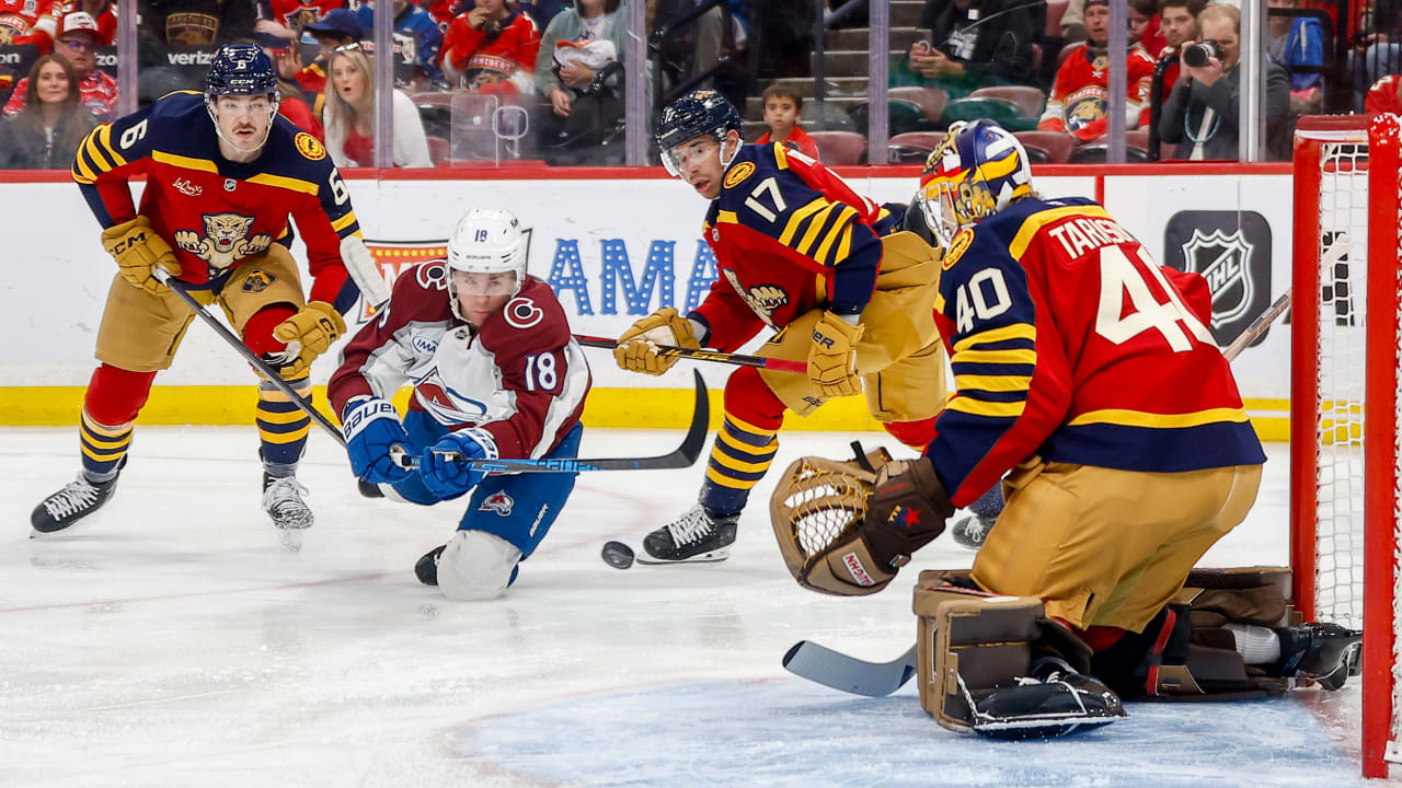 Tarasov stops 27, Panthers end Avalanche’s 10-game winning streak