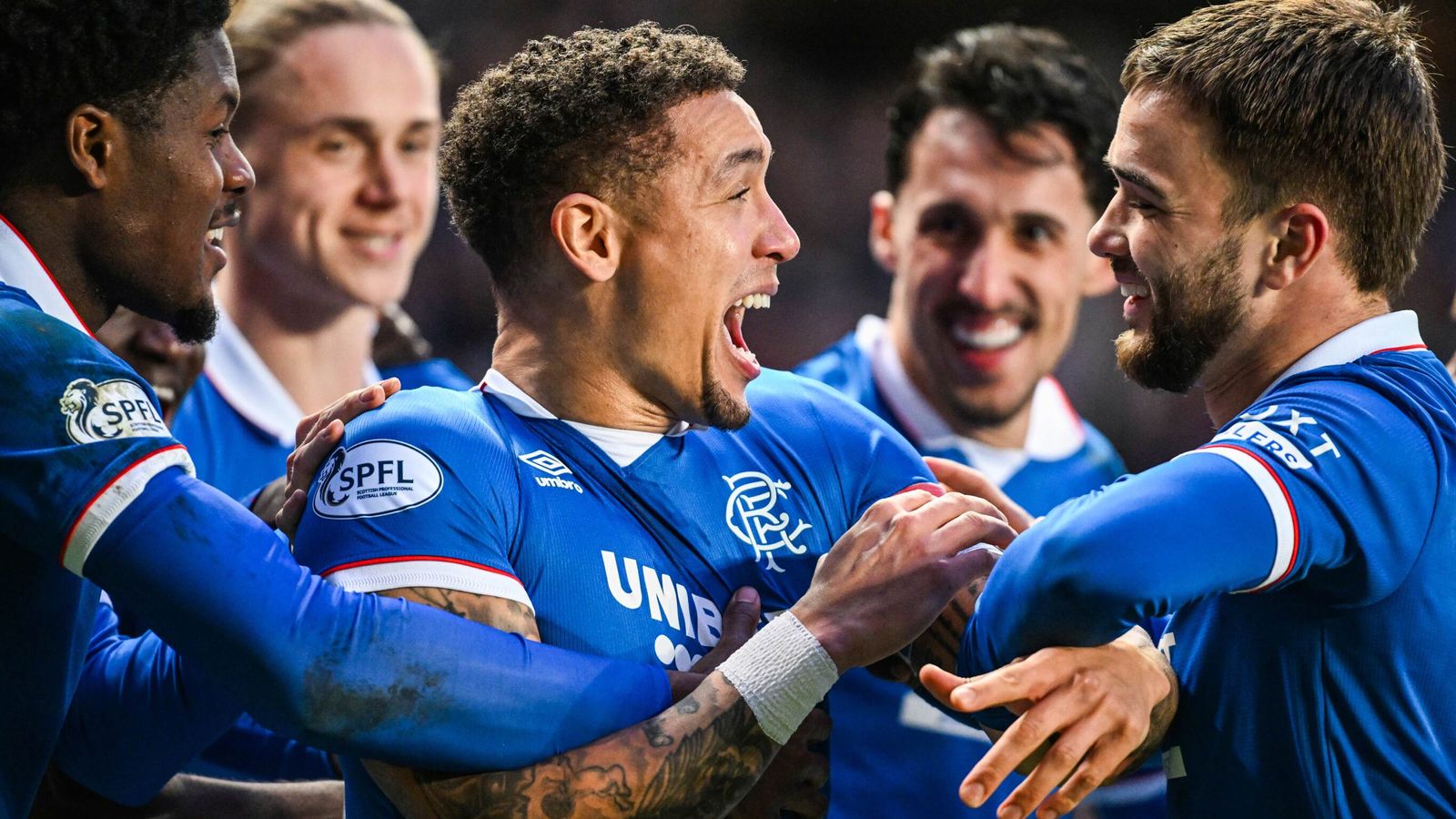Rangers 3-0 Dundee: Gers make ground in Scottish Premiership title race with eighth straight win | Football News