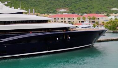 A photo of a gleaming superyacht, Breakthrough, spotted off the coast of the U.S. Virgin Islands, fueled a wave of debate across Reddit.