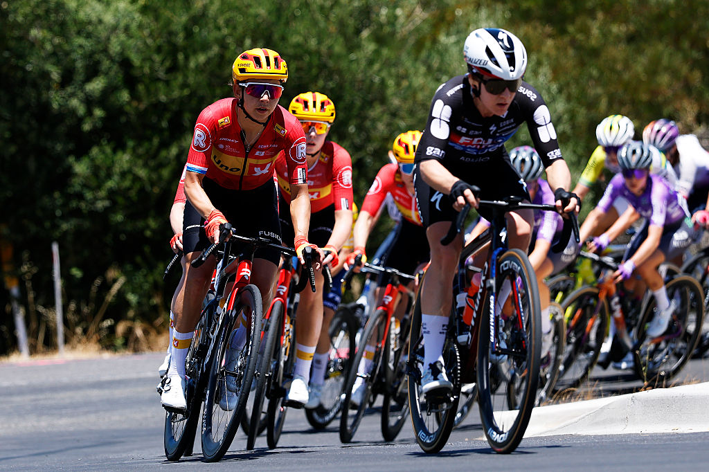 WILLUNGA, AUSTRALIA - JANUARY 17: Anouska Koster of the Netherlands and Team Uno-X Mobility competes during the 10th Santos Women&amp;apos;s Tour Down Under 2026, Stage 1 a 137.4km stage from Willunga to Willunga 134m / #UCIWWT / on January 17, 2026 in Willunga, Australia. (Photo by Con Chronis/Getty Images)