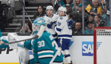 Kucherov has 5 points, Lightning cruise past Sharks for 7th win in row