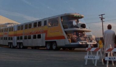 The Full-Sized 32-Wheeled, Articulated Bus Built For A 1976 Movie