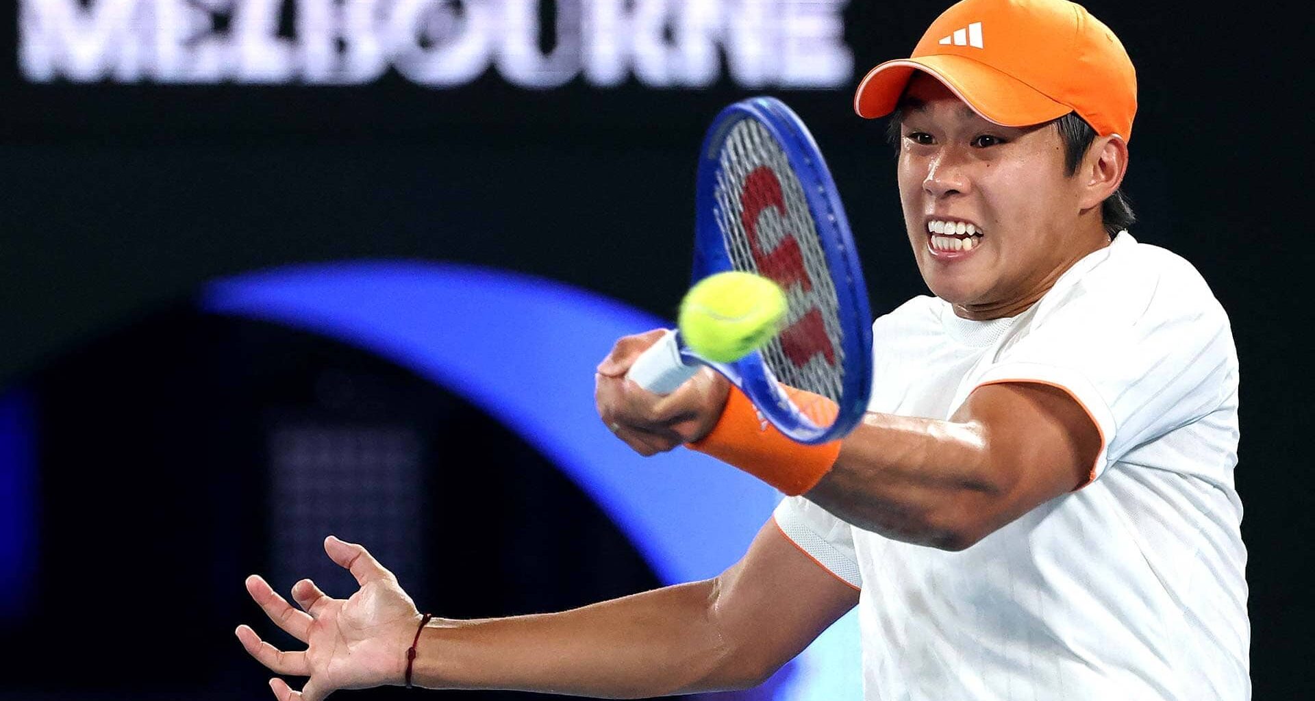 Learner Tien lost to Alexander Zverev in four sets on Tuesday at the Australian Open.
