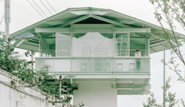 tiny bookstore by SZ-architects crowns former prison tower in china