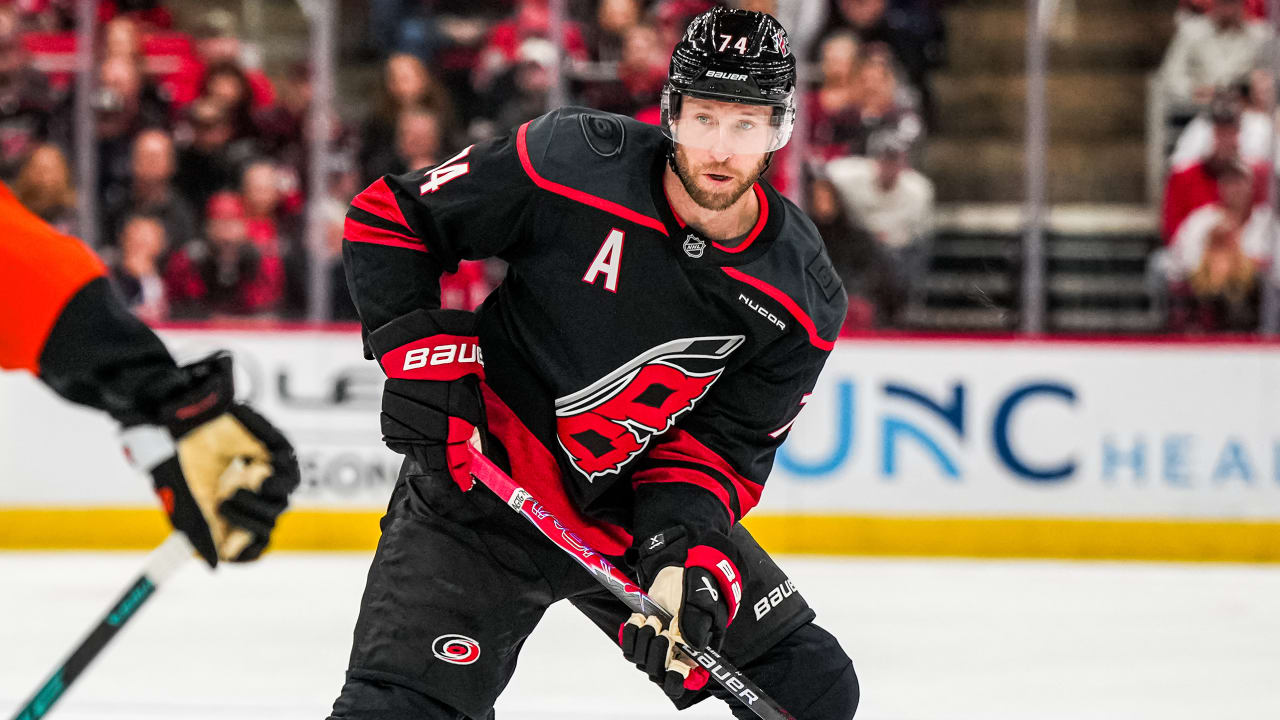 NHL Status Report: Slavin to return from upper-body injury for Hurricanes against Kraken