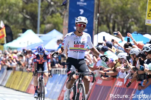 Narváez on Willunga Hill: key win for UAE