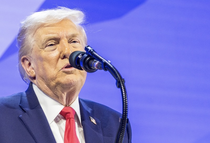 Donald Trump at Davos. Image: World Economic Forum