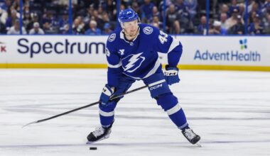 NHL EDGE stats behind Raddysh’s breakout season for Lightning