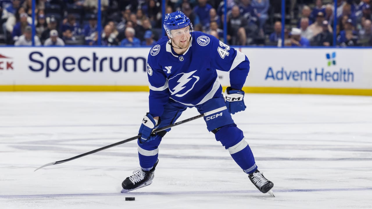 NHL EDGE stats behind Raddysh’s breakout season for Lightning