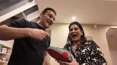 Archana Puran Singh’s husband Parmeet buys lavish Louboutin shoes worth Rs 95,000; son Aaryamann jokes, “You’ll be dressed well for once”
