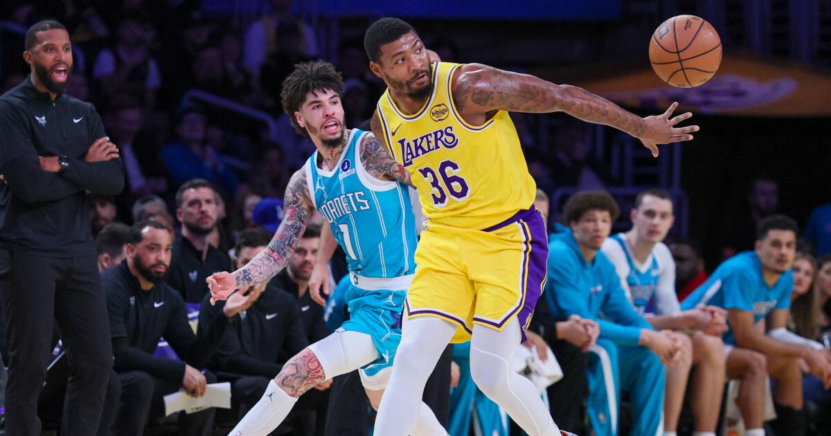 Lakers’ defensive issues prove costly again in loss to Hornets