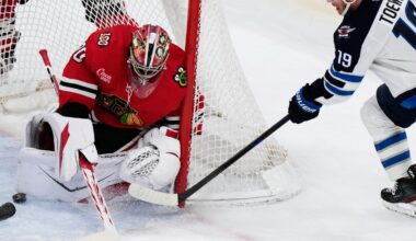 Caleb Williams, Pete Crow-Armstrong watch Connor Bedard's Blackhawks shut out Jets