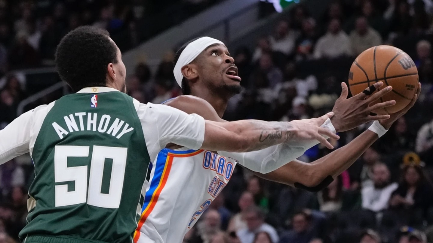 Shai’s masterpiece lifts Thunder past Bucks in Milwaukee