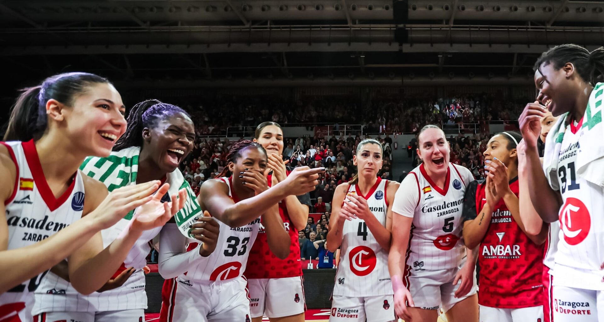 Zaragoza sink rivals in front of 8,457 fans; wins for Landes and Carolo