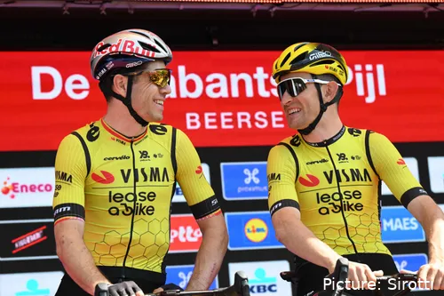 Wout Van Aert and Tiesj Benoot will after long years of being teammates become rivals in 2026