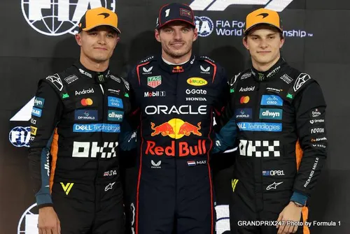 verstappen norris piastri abu dhabi 2025