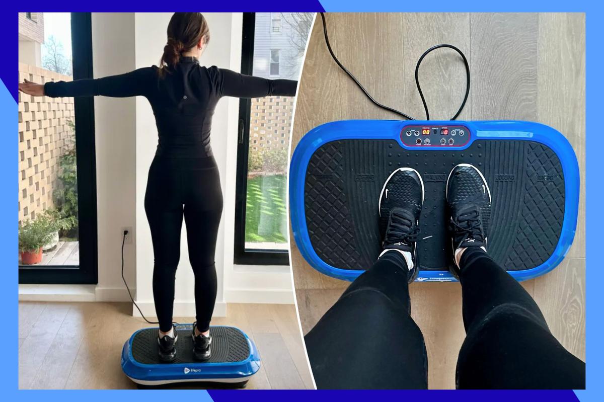 I got a vibration plate for lymphatic drainage — this shocked me