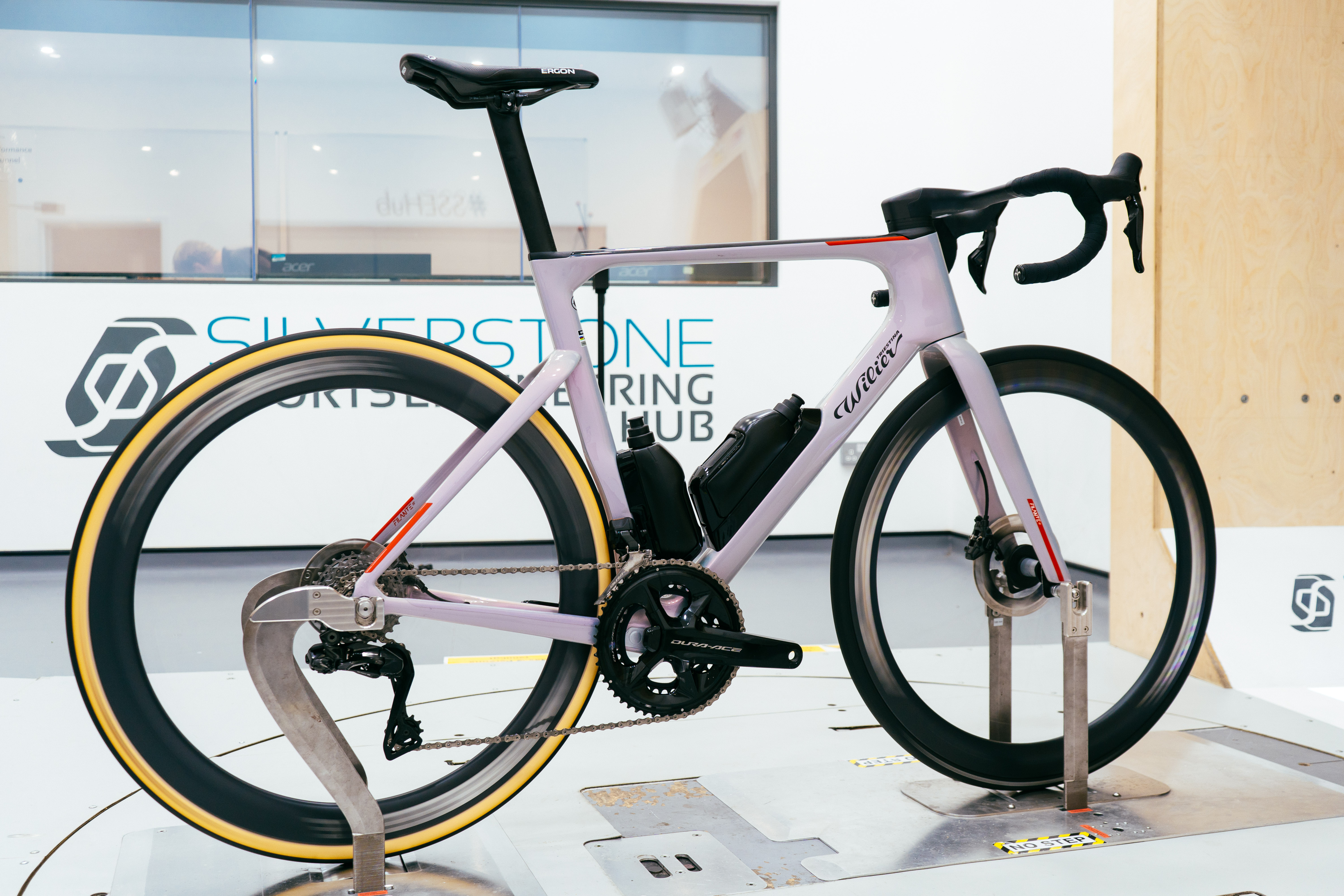 The Wilier Filante SLR ID2 in the wind tunnel