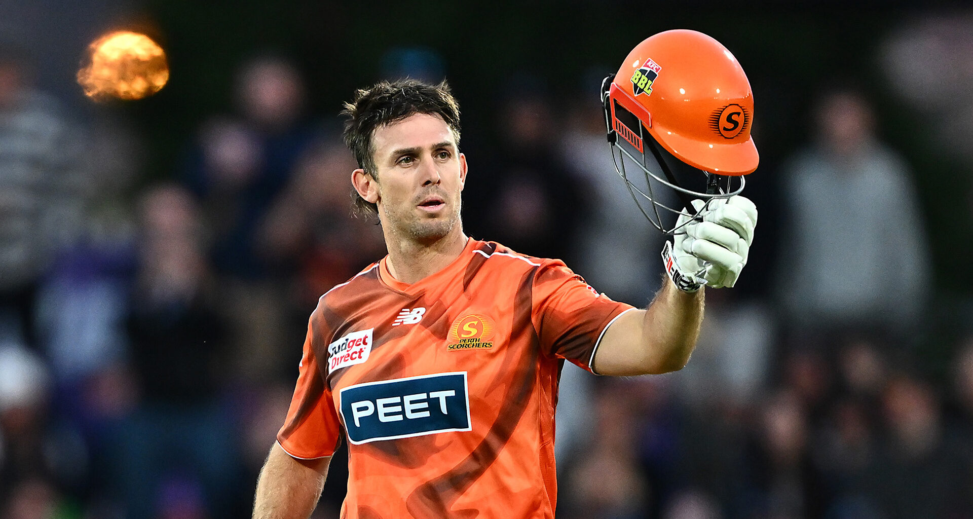 Marsh century fires Scorchers to away win over Hurricanes