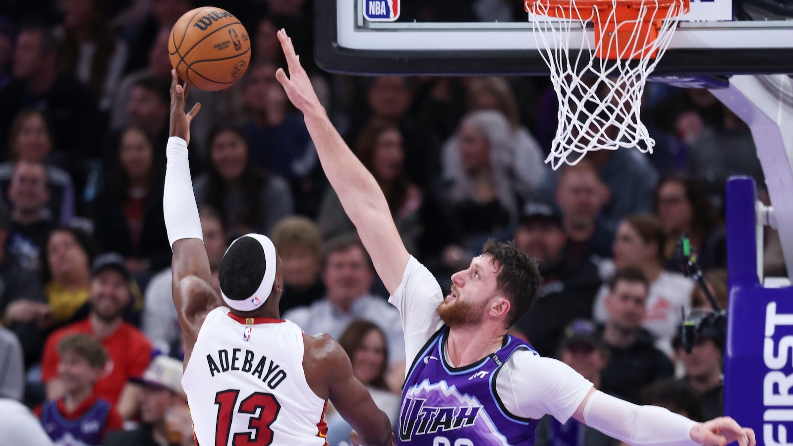 Adebayo's 26 points and 15 rebounds lead Heat to dominant 147-116 win over Jazz
